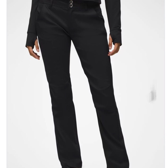 Prana Black Straight Convertible Active Pants - Picture 1 of 16